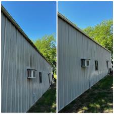 Commercial building in need of pressure washing in Tulsa, OK